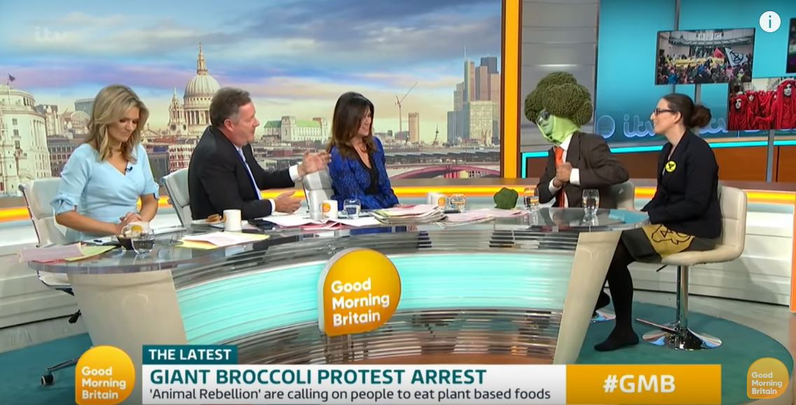 Bloke who identifies as broccoli gets torn apart on morning TV show