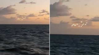 Video of UFO siting out on the ocean has racked up sh***oads of views