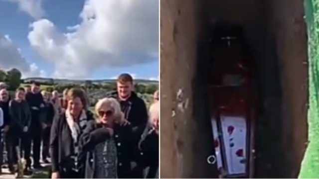 Irish bloke brilliantly pranks his family during own funeral