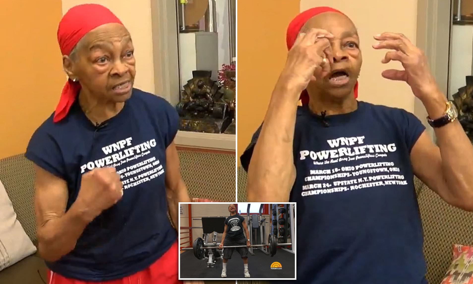 82-year-old powerlifting sheila savagely beats the s**t out of home intruder