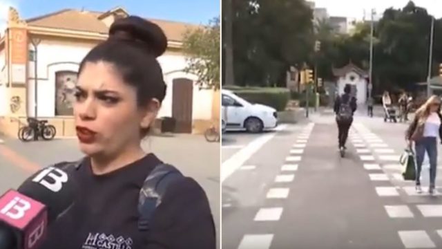 Sheila gives interview about scooter regulations, gets skittled seconds after