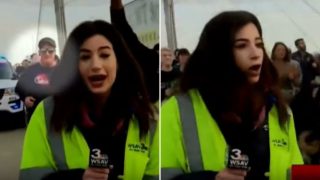 Bloke facing jail time after slapping reporter’s ass on live TV