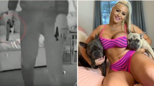 Internet uproar after Instagram model ‘confronted an armed robber’ naked