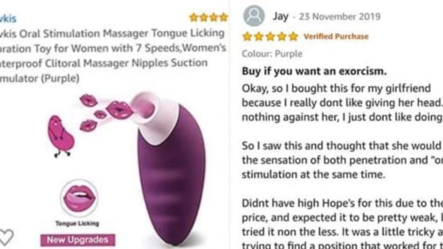 Bloke’s 5 star rating of ‘session toy’ that was so good his missus almost killed him