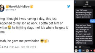 Bloke’s shares his son’s NSFW exploding pants story on Twitter