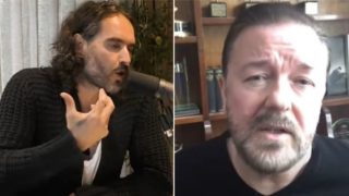 Russell Brand & Ricky Gervais debate Atheism on newly released podcast