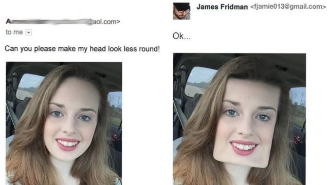 Hilarious troll helps people ‘fix’ photos using photoshopping skills