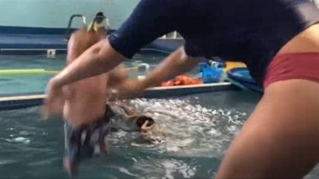 Tiktok clip showing baby ‘swimming lessons’ sparks heated debate online