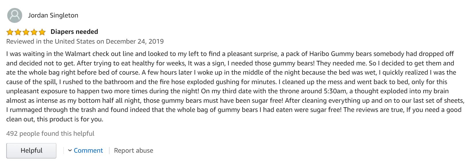 Amazon reviews for Haribo's Sugar-Free Gummi Bears are the most brutal  we've come across