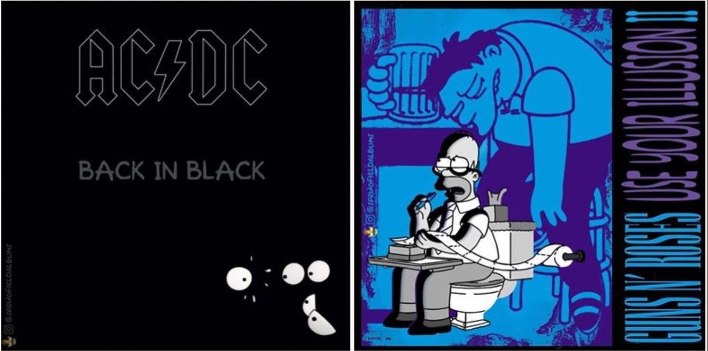 Simpsons-inspired rock and metal covers are brilliant!