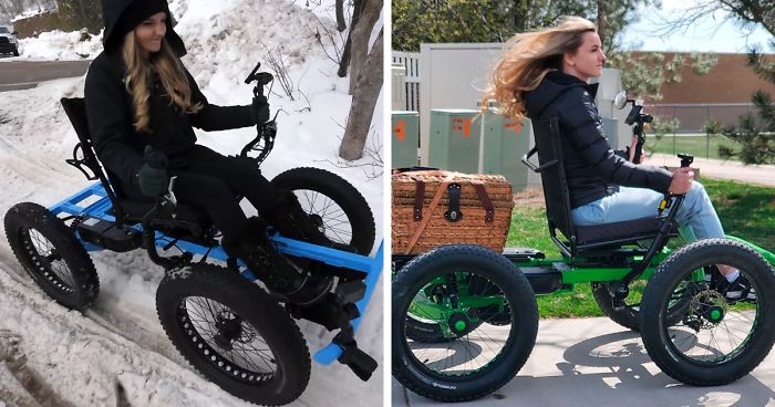 Legend bloke designs off-road “wheelchair” so his wife could go places she never imagined