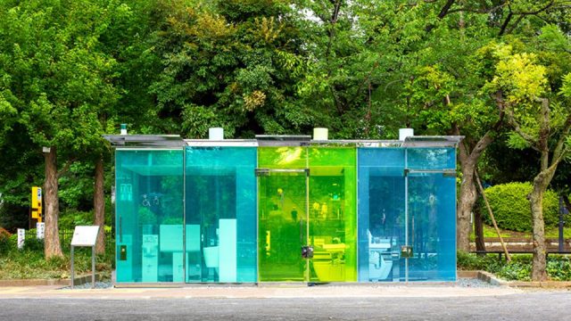 Why Japan’s transparent public toilets are a bloody stroke of genius