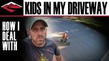 This bloke’s method for dealing with kids on his driveway is pretty f**ken out there!