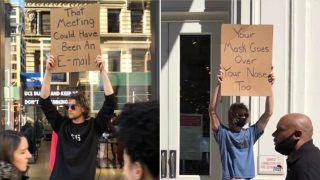 2020 might be rubbish but the dude with the sign is back and better than ever