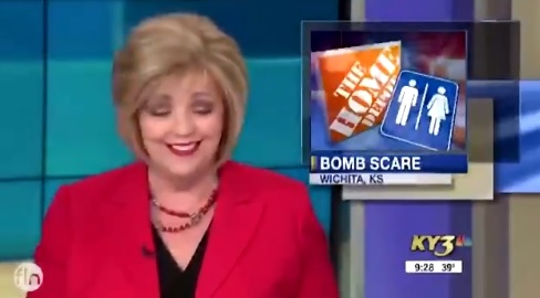 Man threatening to ‘blow up’ Home Depot has news reporters in stitches