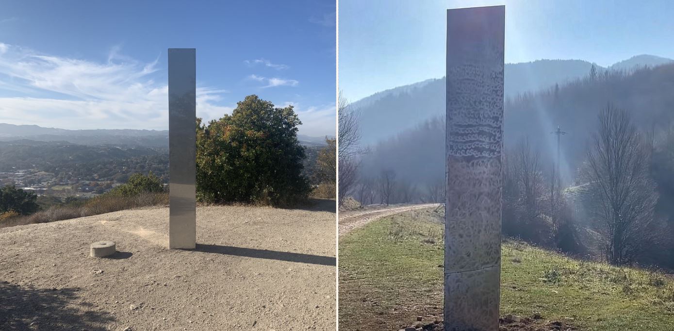 After Romanian monolith disappears, another bloody pops up in California