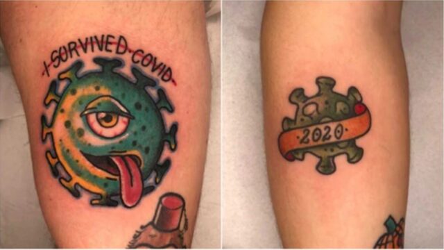 Tattooists reveal the best COVID inspired tattoos they’ve done