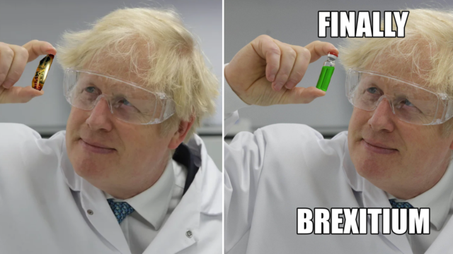 Photo of Boris Johnson holding the COVID vaccine becomes Photoshop battle
