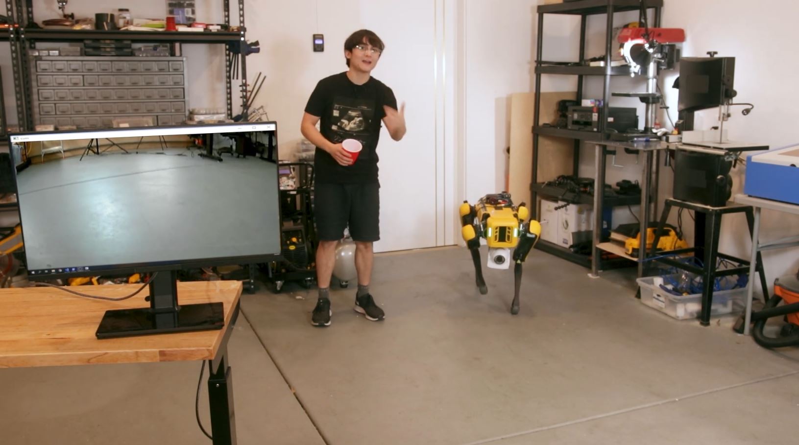 YouTuber teaches Boston Dynamics robot dog to p*ss beer into cup