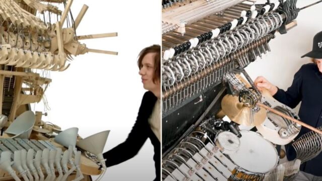 Bloke with musical marble machine is back and this thing is bloody mint