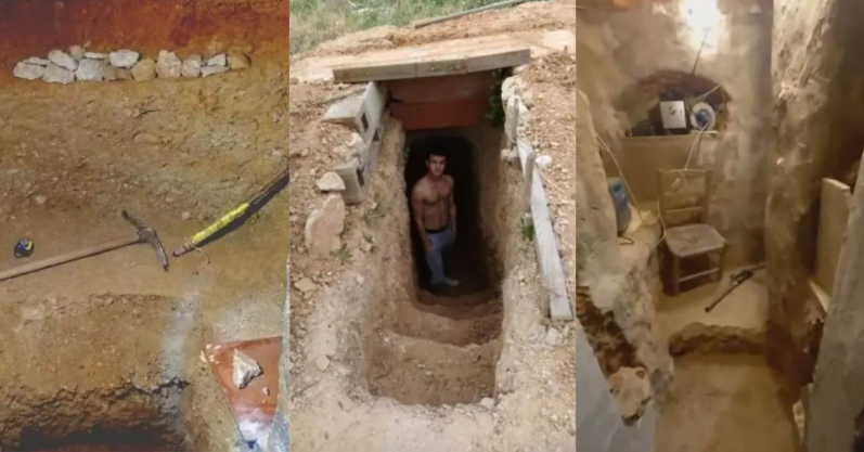 Teen spent six years digging underground home in backyard after fight with parents