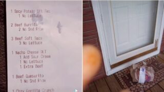 Woman reports her taco missing from DoorDash order, Dasher caught ‘Dorito dust’-handed…