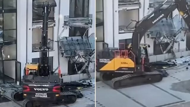 What happens when you decide not to pay the bloke with machinery
