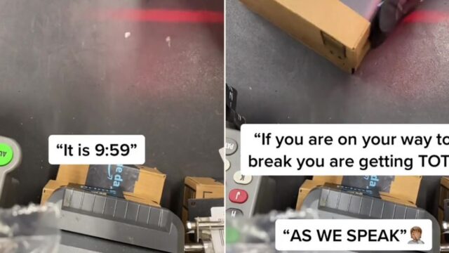Amazon Supervisor yells at workers for leaving 1 minute early, Internet blows up