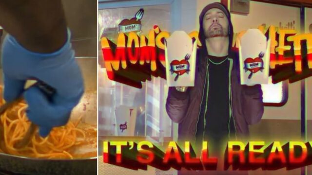 Eminem’s opened his own pasta shop – and it’s literally called what you think it is…