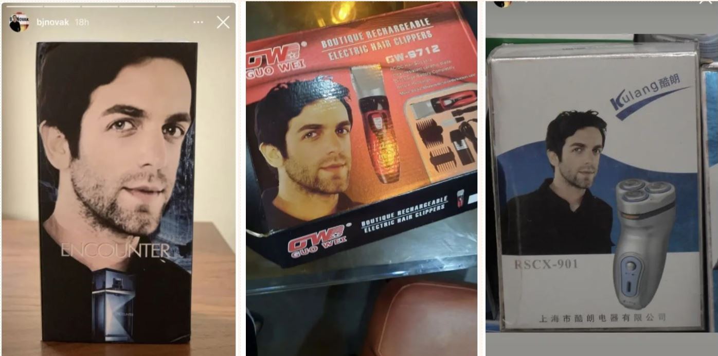 BJ Novak accidentally had his image stolen and is now on products all around the world
