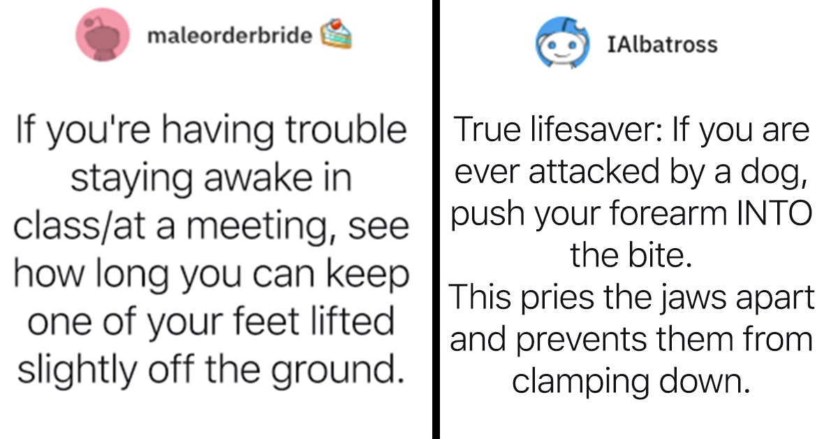 People are sharing “lifesaving” advice online and you need to check it out
