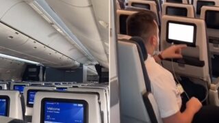 Bloke shares what being the only passenger on an international flight is really like