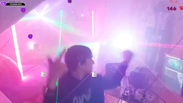15yr-old German kid goes viral with pyrotechnics and rave lasers in bedroom solo rave