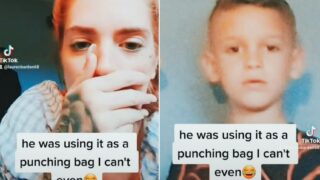 TikTok mum busts her six-year-old son using her donger as a punching bag